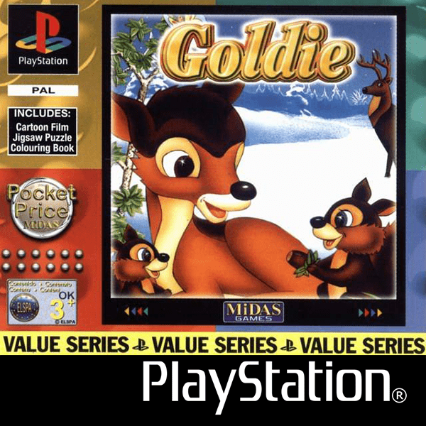 Goldie box art for Playstation